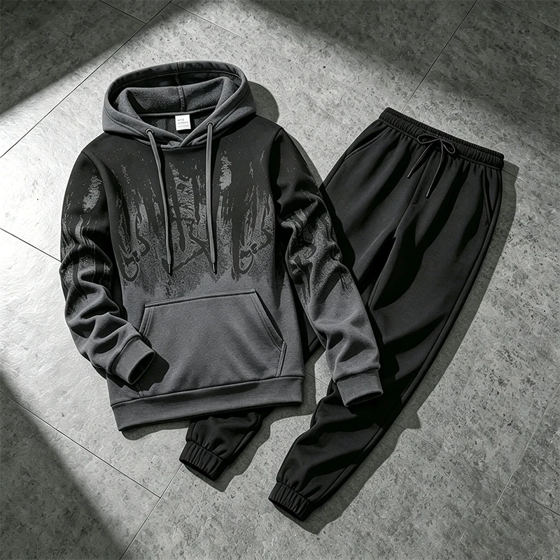 Winter Clothing - Autumn Winter Men's Hoodies Tracksuit Casual