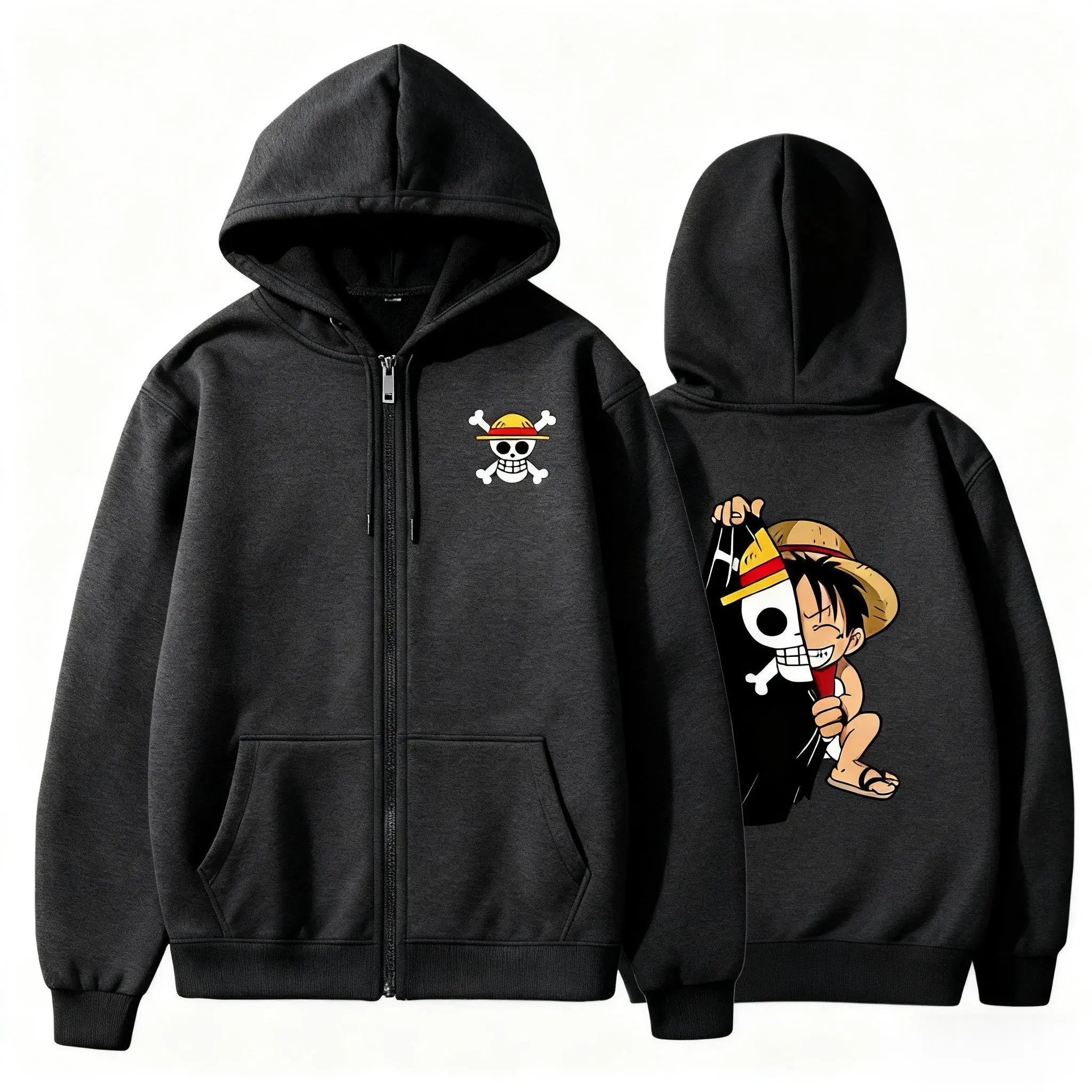 Winter Clothing Anime - 2026 New Oversized One Piece Luffy