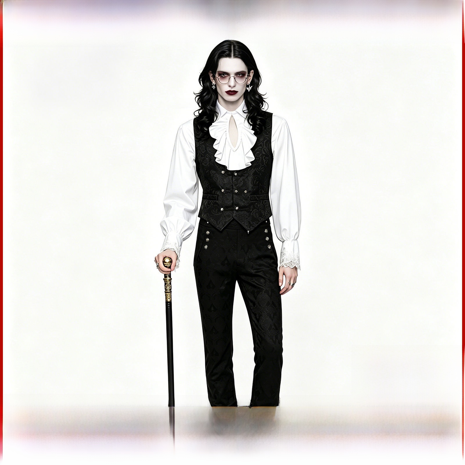 Winter Clothing Manufacturers - Men's Fashion Steam Punk Pure Color