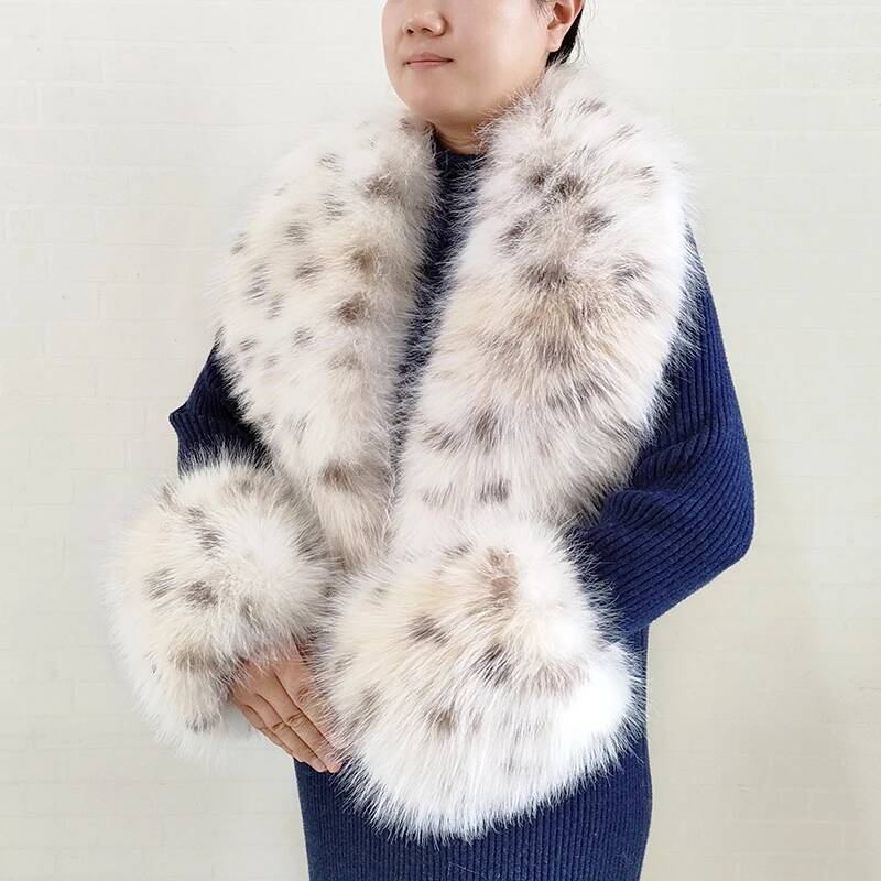 Winter Clothing For Sale - Large Women Faux Fox Fur Scarf