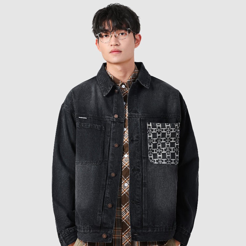 Winter Clothes Shop - Autumn Loose Denim Jackets Man Vintage