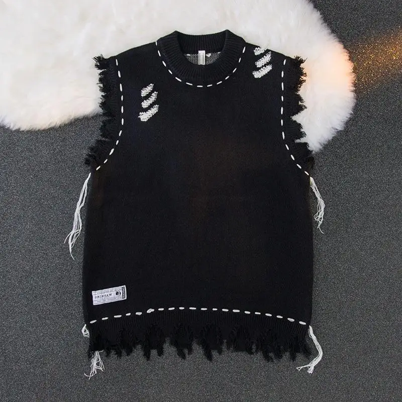 Winter Clothes Shop - Knitted Sweaters for Men Hippie Sleeveless