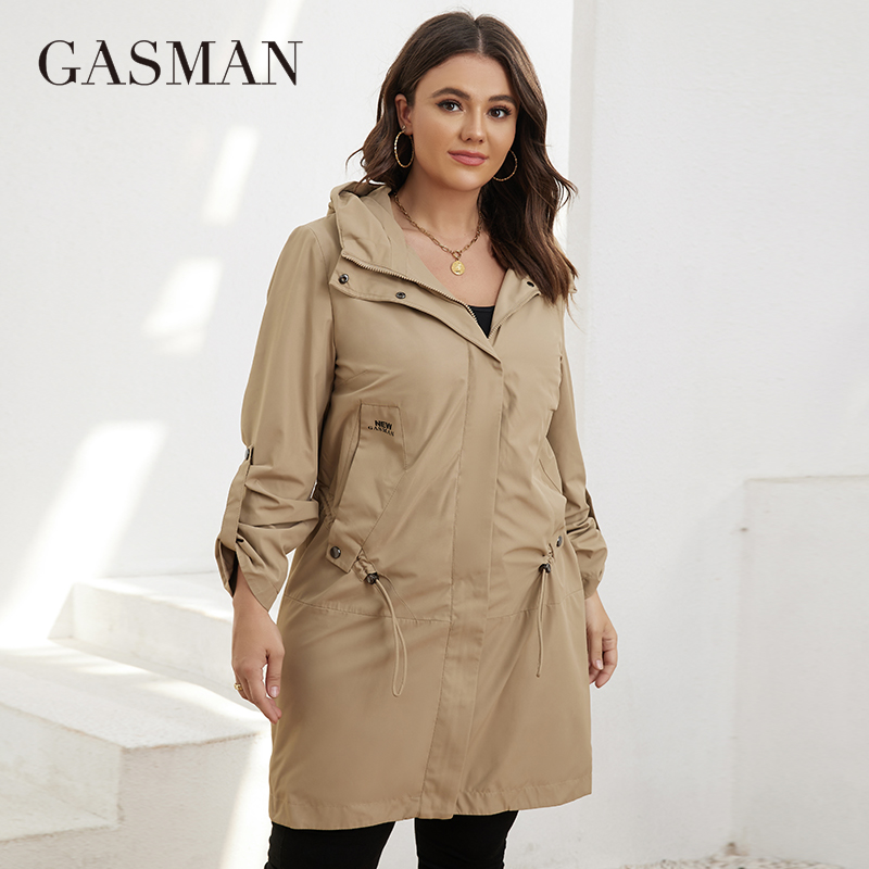 Winter Clothing For Sale - GASMAN Autumn Trench Coat Plus Size