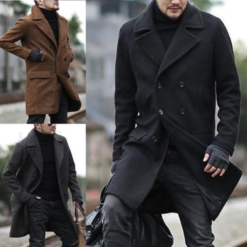New Men's Jackets Casual Pocke - Winter Clothes Shop ulasan dan harga