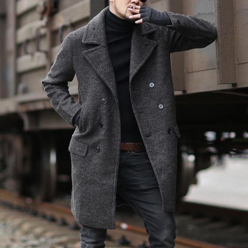 New Men's Jackets Casual Pocke - Winter Clothes Shop ulasan dan harga