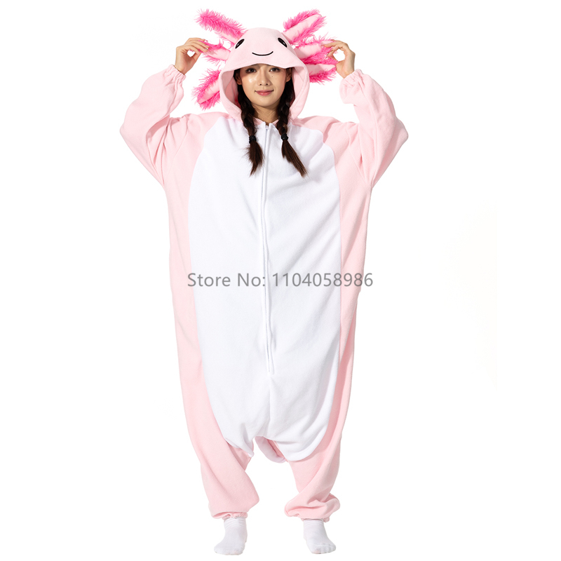 Animal Kigurumi Costume Hallow - Fleece Hoodie Lined ulasan dan harga
