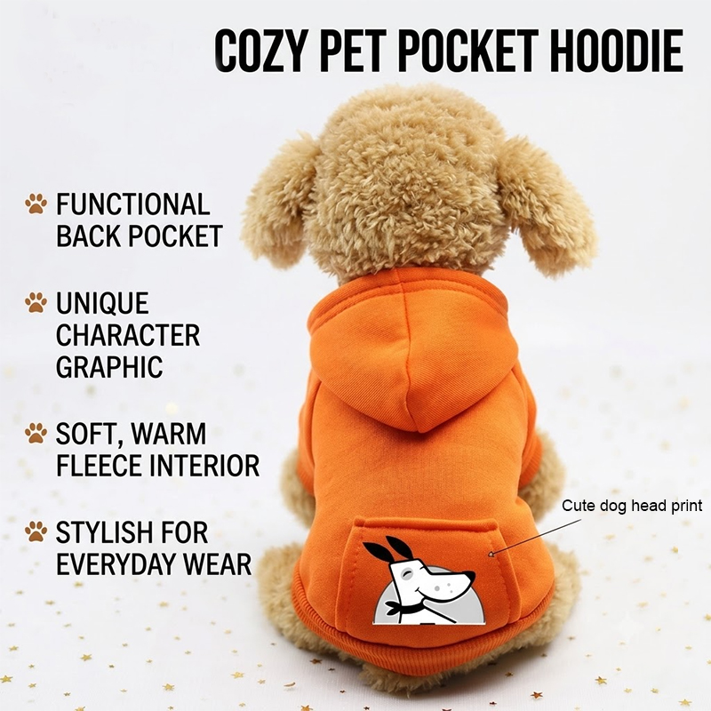 Soft Fleece Pet Dog Hoodie Wit - Fleece Hoodie Lined ulasan dan harga