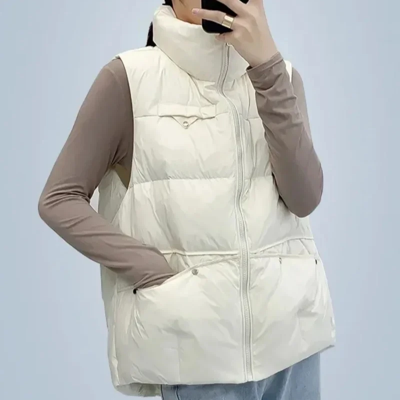 Loose Padded Cotton Waistcoat  - Winter Clothing On Sale Women'S ulasan dan harga