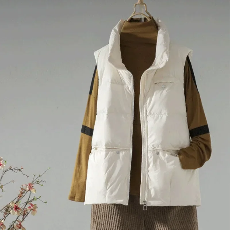 Loose Padded Cotton Waistcoat  - Winter Clothing On Sale Women'S ulasan dan harga