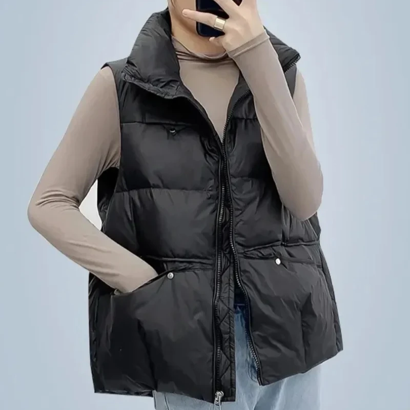 Loose Padded Cotton Waistcoat  - Winter Clothing On Sale Women'S ulasan dan harga