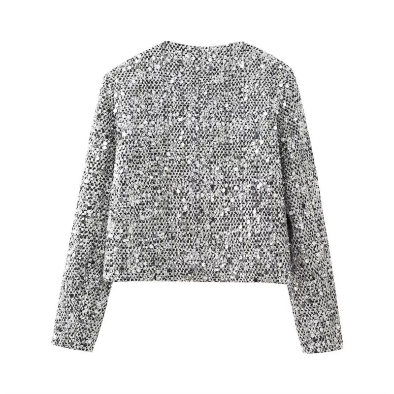 Party Club chic shiny Blazer s - Winter Clothing Dress Up ulasan dan harga
