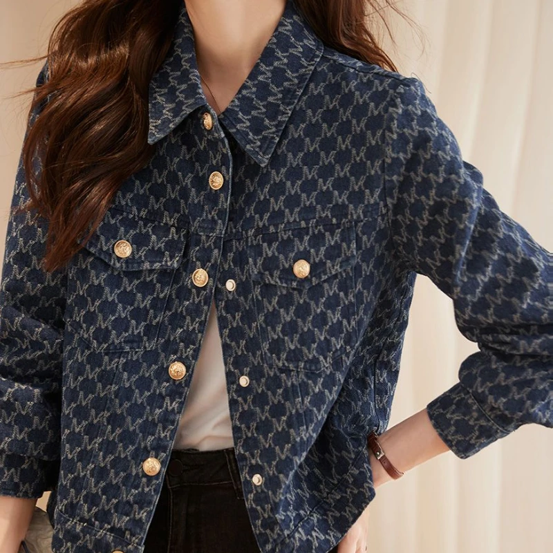 Blue Women's Denim Jackets wit - Winter Clothing On Sale Women'S ulasan dan harga