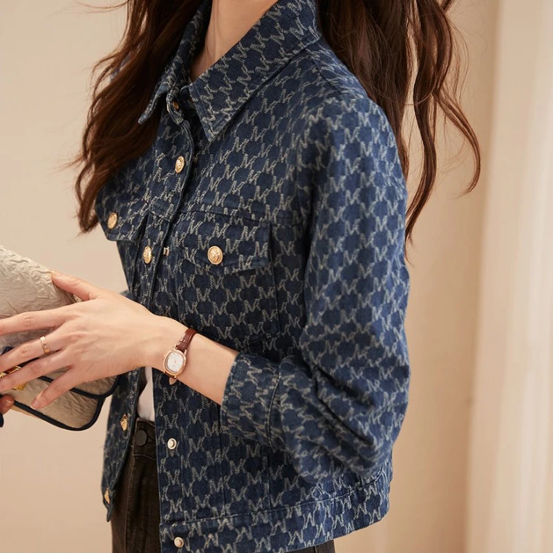 Blue Women's Denim Jackets wit - Winter Clothing On Sale Women'S ulasan dan harga