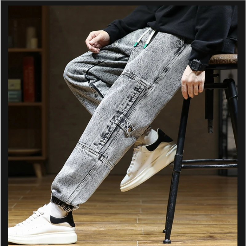 M-8XL Jeans Men's Autumn and W - Winter Clothes Shop ulasan dan harga