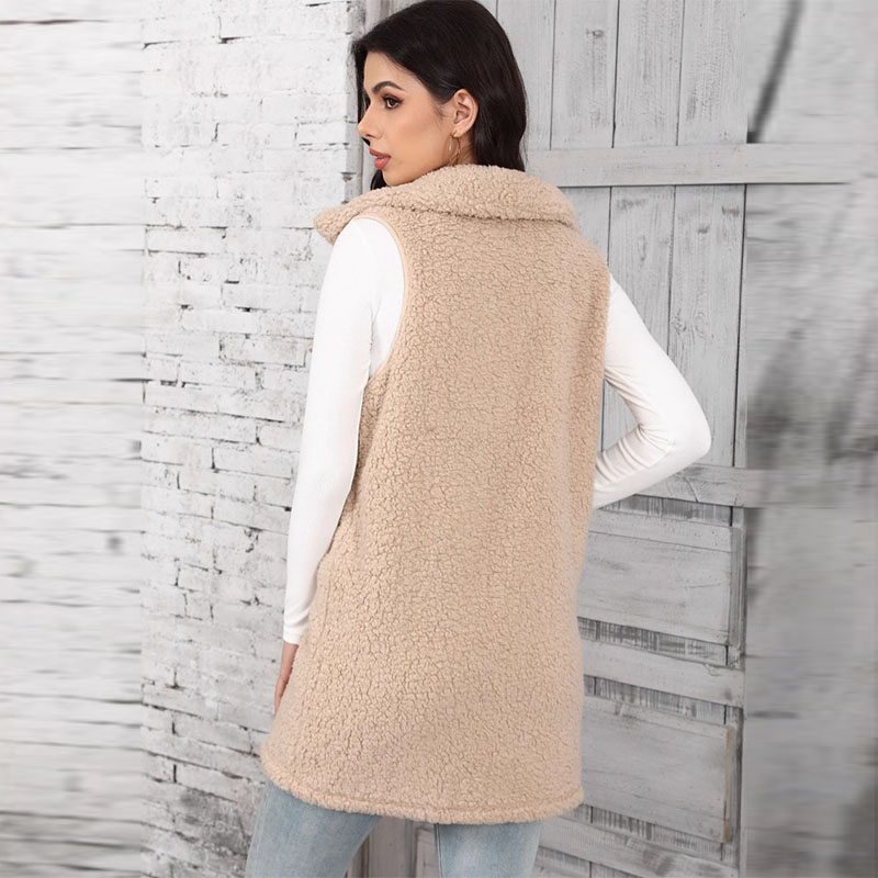 Women's Lamb Plush Vests Splic - Winter Clothing On Sale Women'S ulasan dan harga