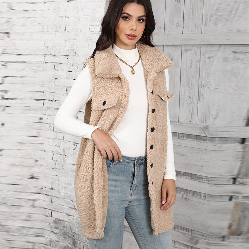 Women's Lamb Plush Vests Splic - Winter Clothing On Sale Women'S ulasan dan harga