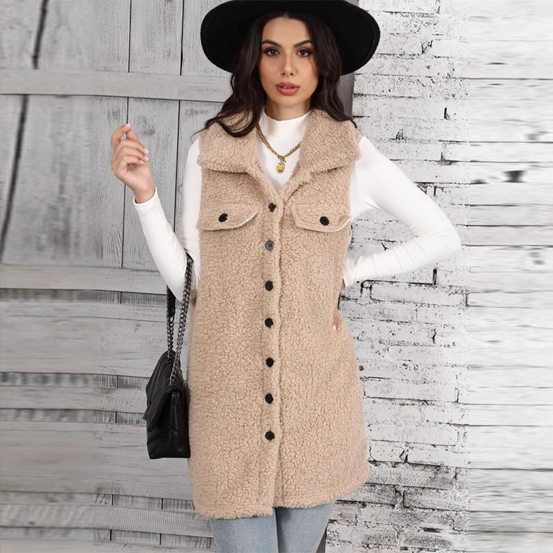 Women's Lamb Plush Vests Splic - Winter Clothing On Sale Women'S ulasan dan harga