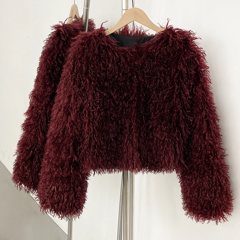 OFTBUY Faux Fur Jacket New Sty - Winter Clothing Manufacturers ulasan dan harga