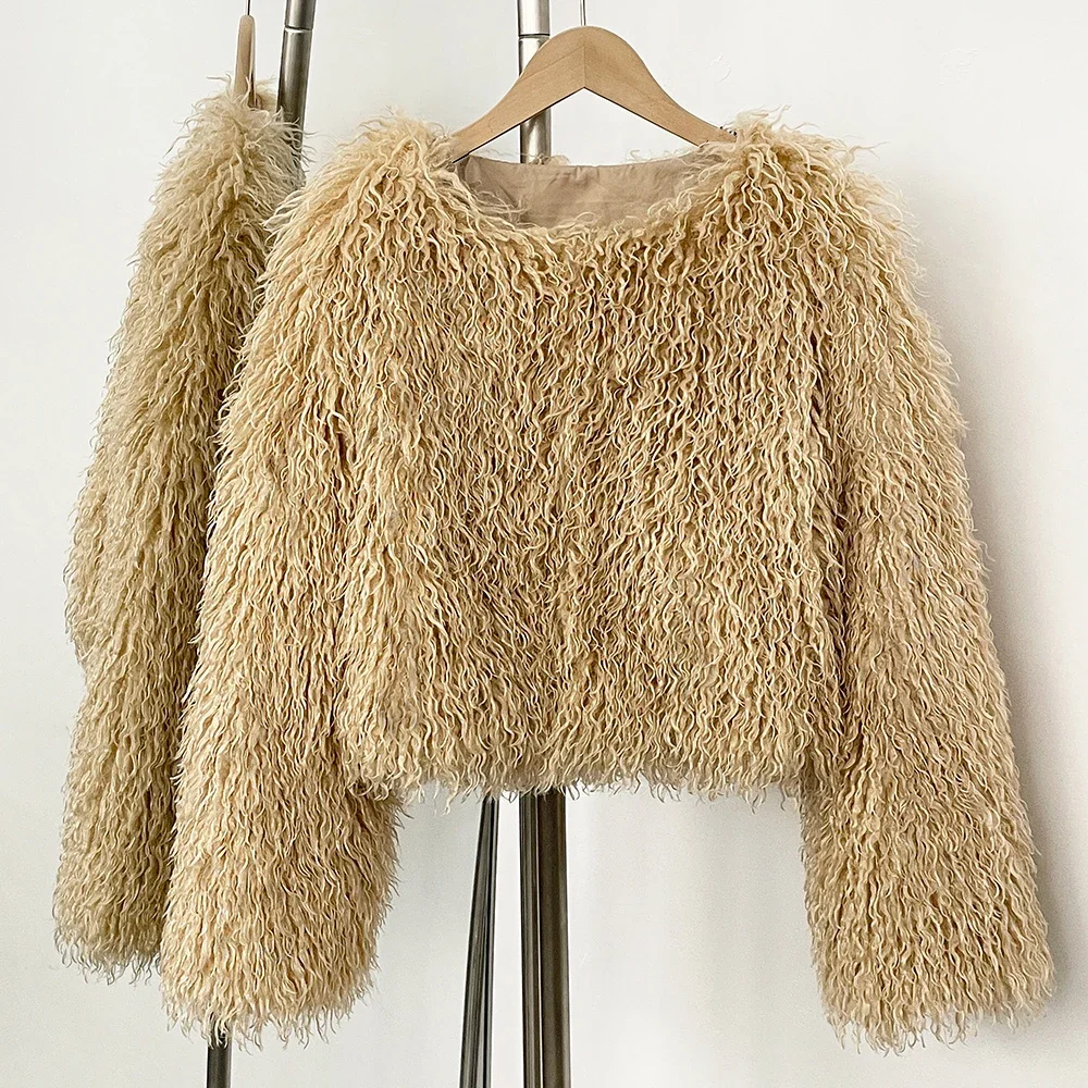 OFTBUY Faux Fur Jacket New Sty - Winter Clothing Manufacturers ulasan dan harga