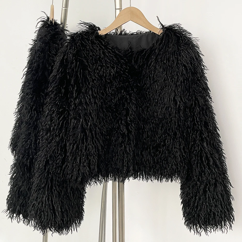 OFTBUY Faux Fur Jacket New Sty - Winter Clothing Manufacturers ulasan dan harga