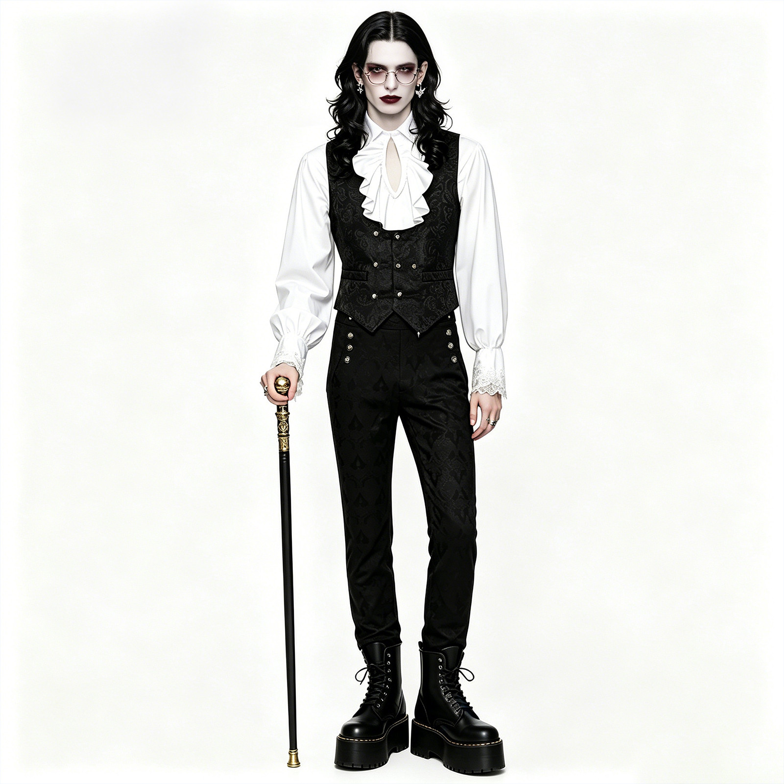 Men's Fashion Steam Punk Pure  - Winter Clothing Manufacturers ulasan dan harga