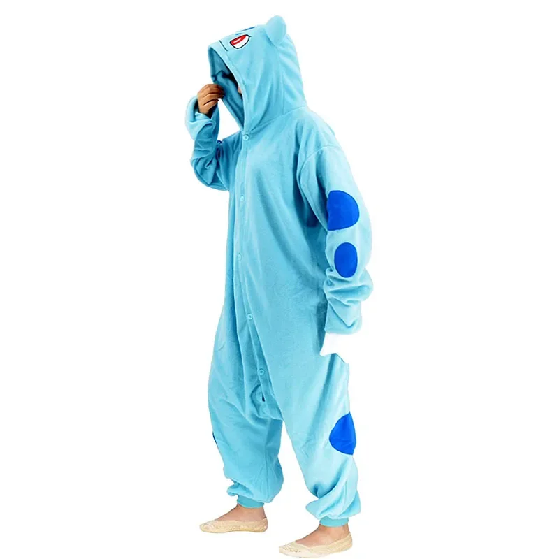 Bulbasaur Onesie Kigurumi Adul - Winter Clothing Anime ulasan dan harga