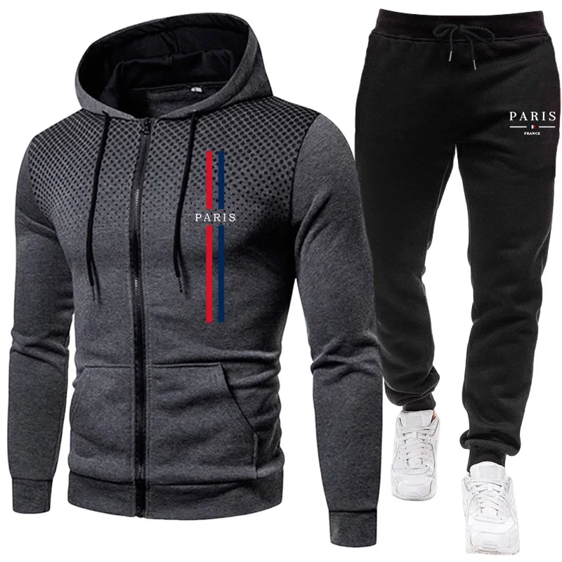 Men sports suit zipper jacket+ - Winter Clothes Shop ulasan dan harga