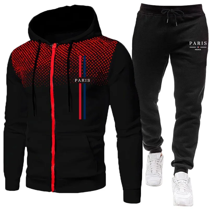 Men sports suit zipper jacket+ - Winter Clothes Shop ulasan dan harga