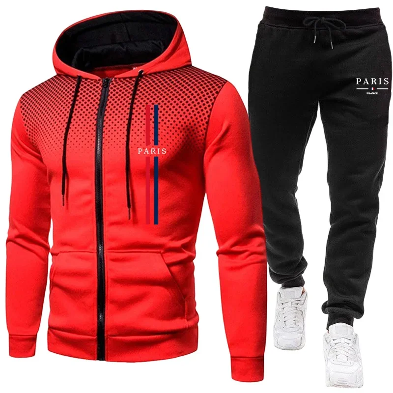 Men sports suit zipper jacket+ - Winter Clothes Shop ulasan dan harga