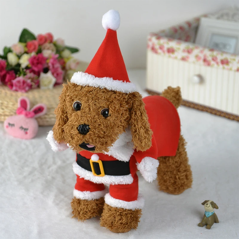 Christmas Clothes For Dogs Cat - Winter Clothing Dress Up ulasan dan harga