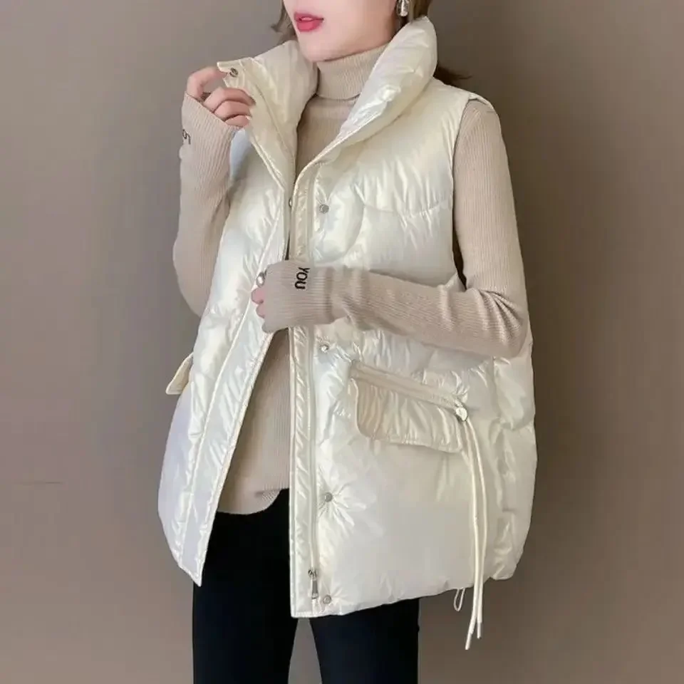 Down Waistcoat Woman Half Quil - Winter Clothing On Sale Women'S ulasan dan harga
