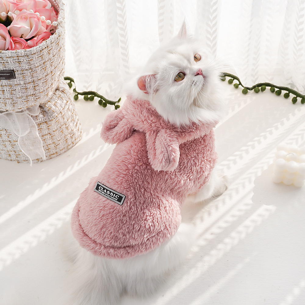 Rabbit Ear Comfortable Cotton  - Fleece Hoodie Lined ulasan dan harga
