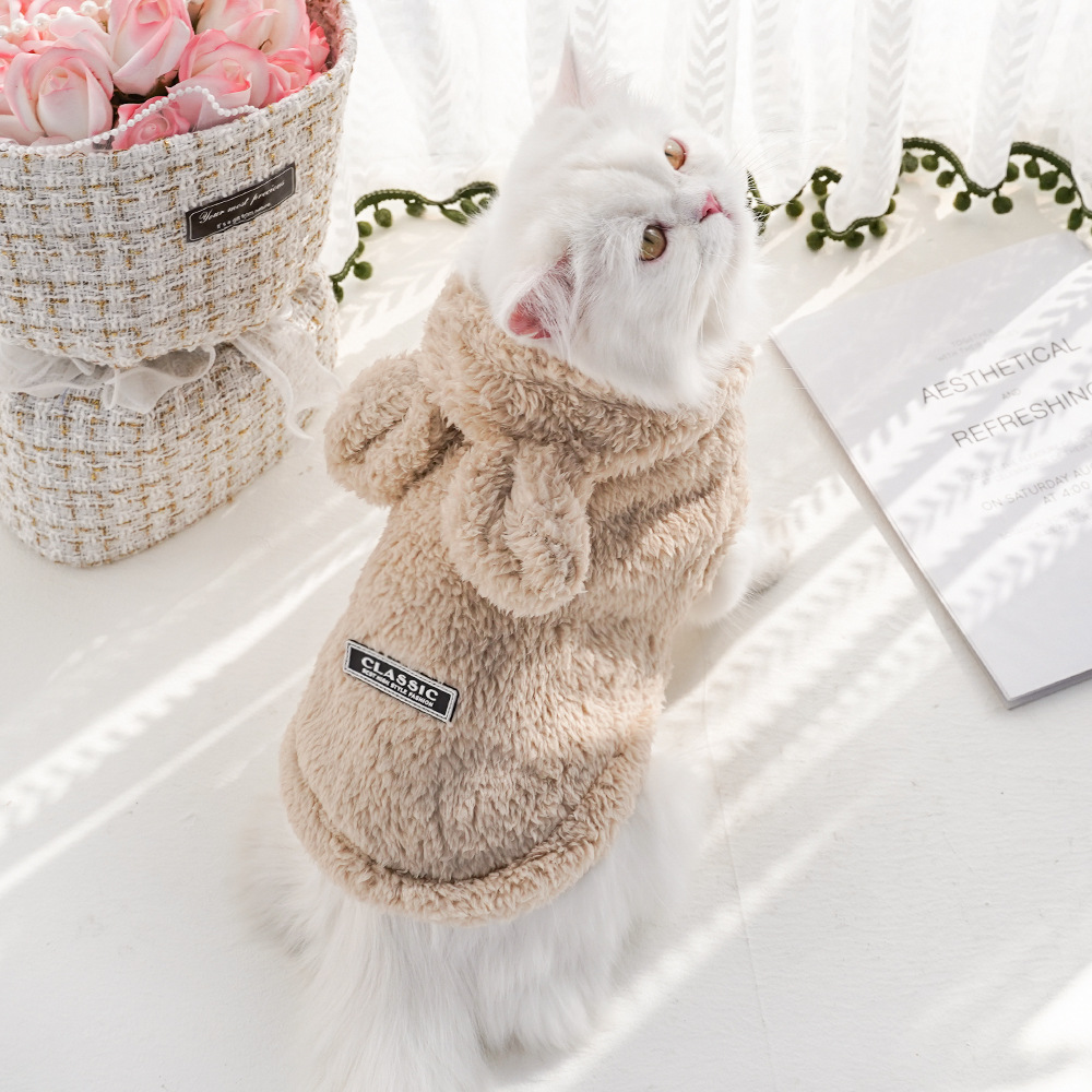Rabbit Ear Comfortable Cotton  - Fleece Hoodie Lined ulasan dan harga