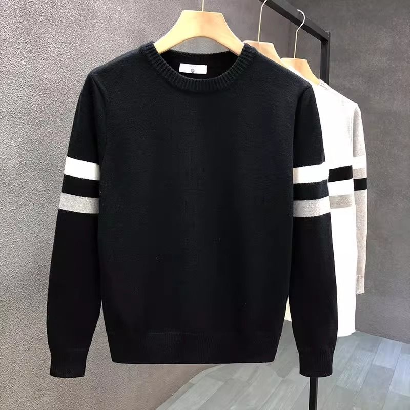 Round Neck Sweater Knitted Swe - Winter Clothes Shop ulasan dan harga