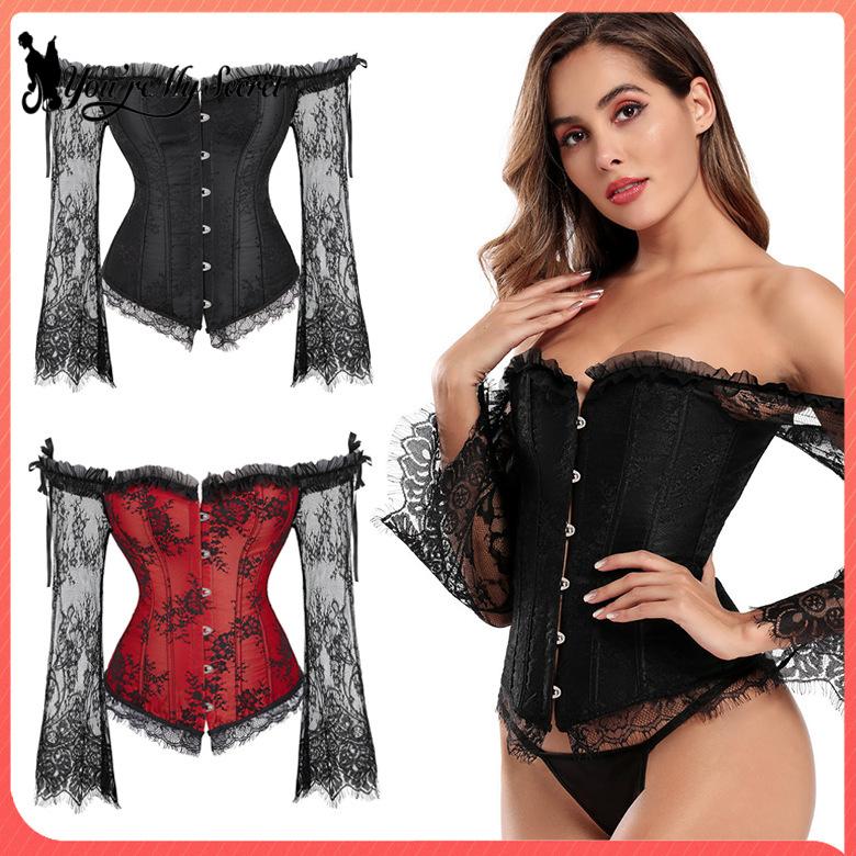 Gothic Long Sleeved Corset Wom - Winter Clothing Dress Up ulasan dan harga