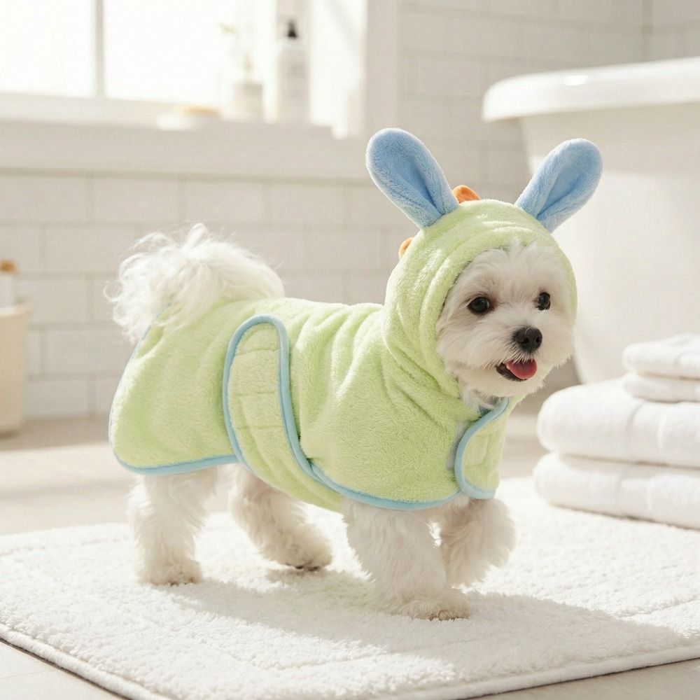Super Absorbent Dog Hooded Bat - Fleece Hoodie Lined ulasan dan harga