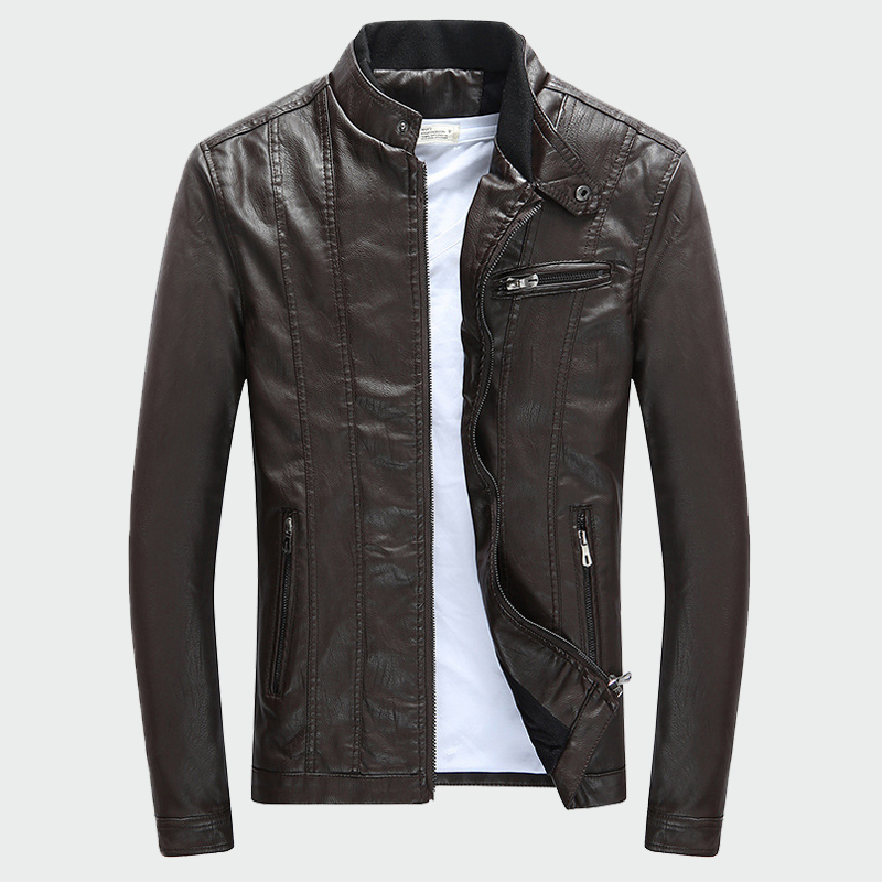 Men's PU Jackets Coats Autumn  - Winter Clothes Shop ulasan dan harga