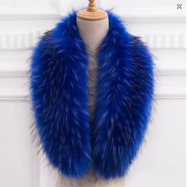 Natural Fur Collar Real raccoo - Winter Clothing For Sale ulasan dan harga