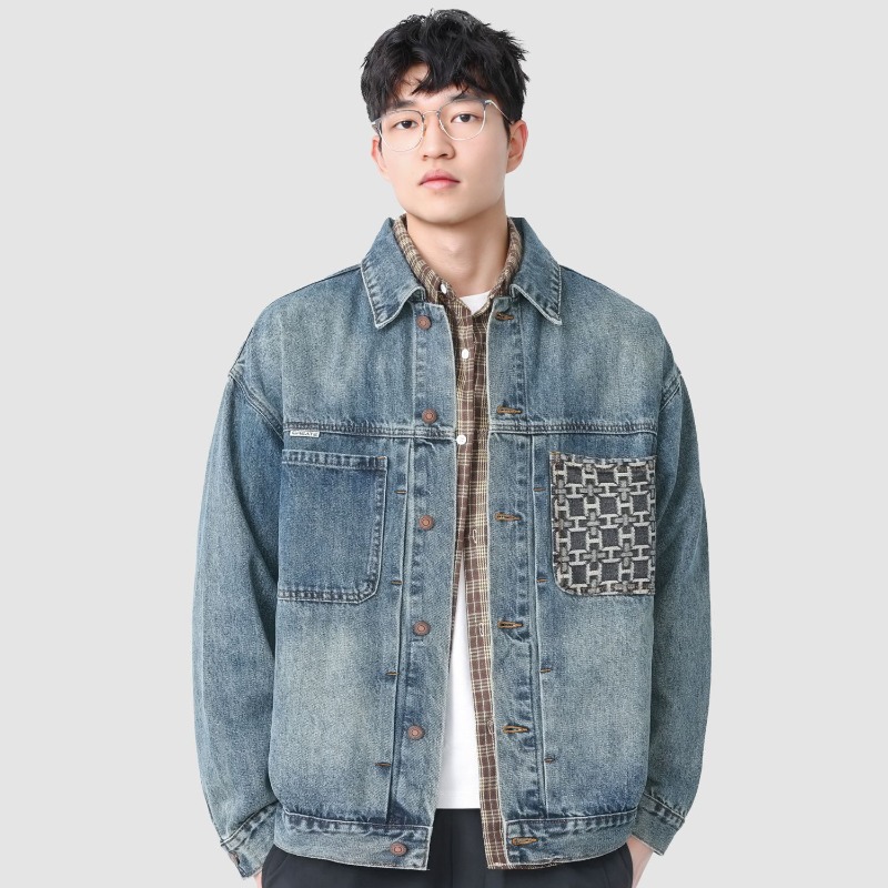 Autumn Loose Denim Jackets Man - Winter Clothes Shop ulasan dan harga