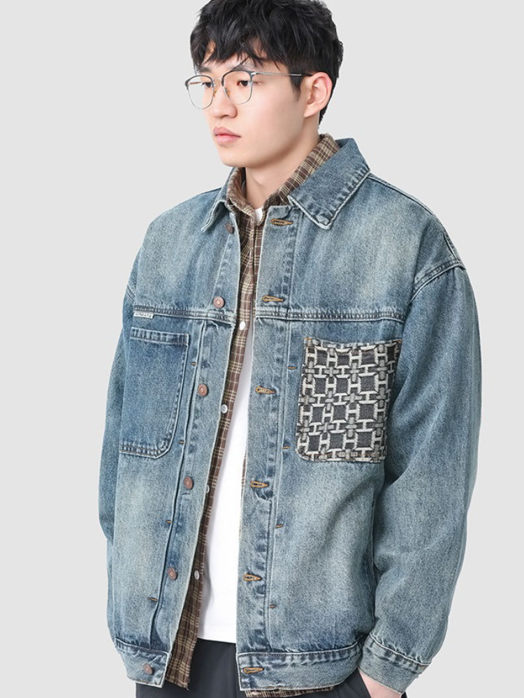 Autumn Loose Denim Jackets Man - Winter Clothes Shop ulasan dan harga