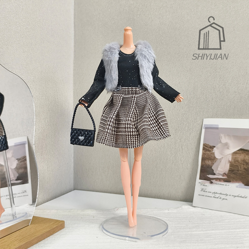 1/6 Doll Handmade Dress Clothi - Winter Clothing Dress Up ulasan dan harga