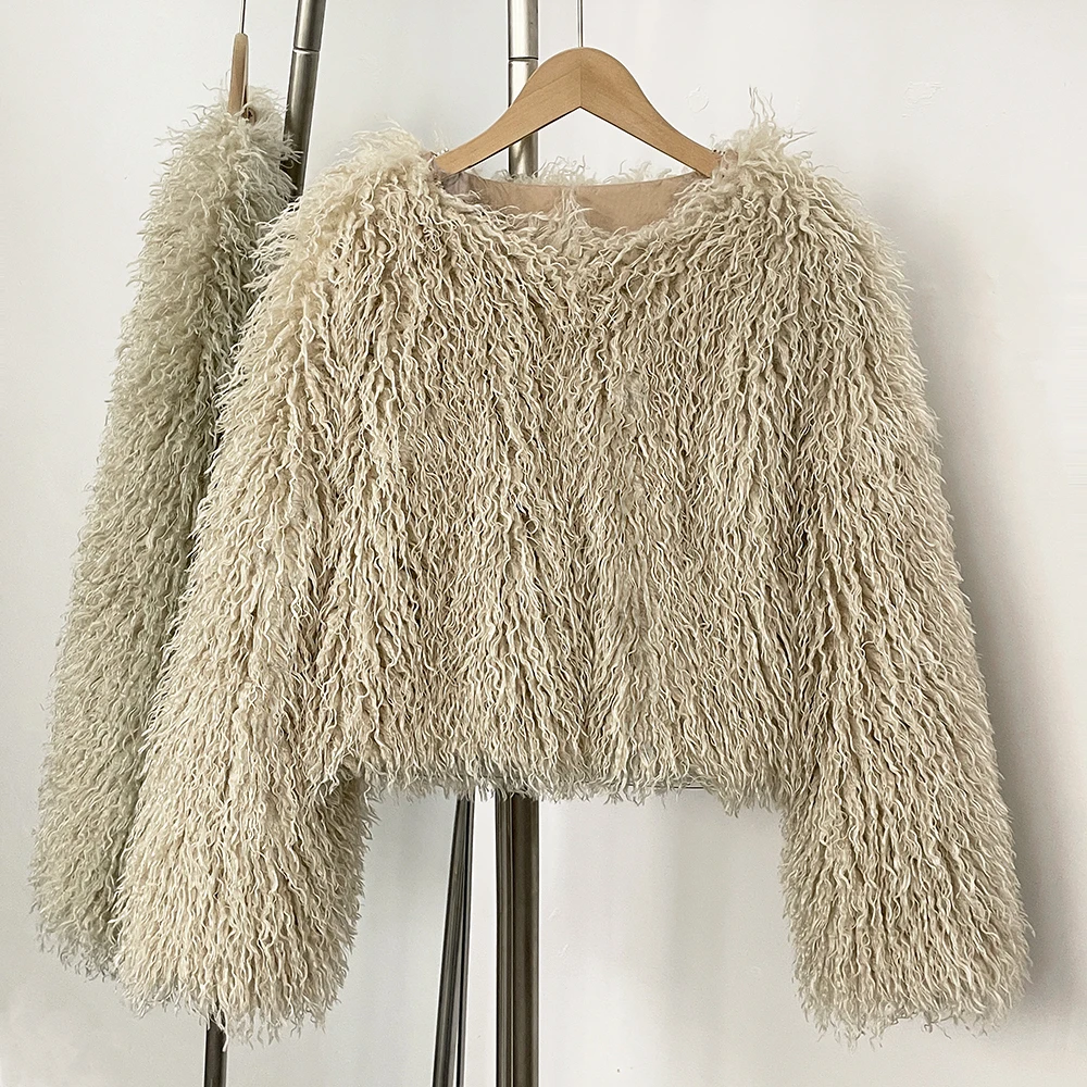 Fur Coat Eco-friendly Winter F - Winter Clothing Manufacturers ulasan dan harga