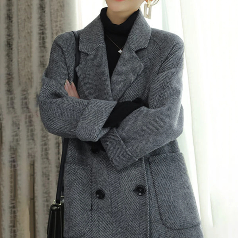 Plain Double Breasted Women's  - Winter Clothing On Sale Women'S ulasan dan harga
