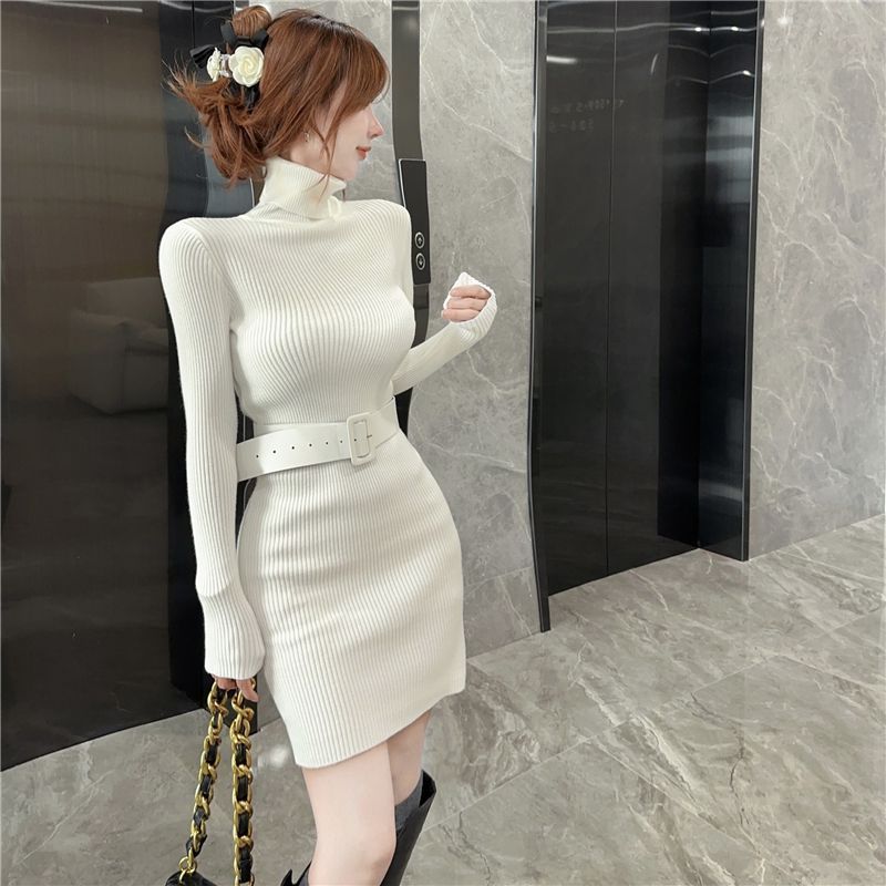 Bodycon Turtleneck Short Skinn - Winter Clothing On Sale Women'S ulasan dan harga