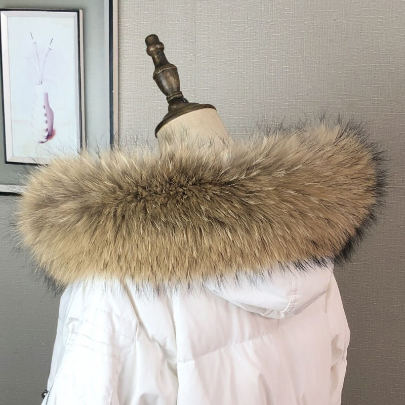 Real Fur Collar for Coat Parka - Winter Clothing For Sale ulasan dan harga