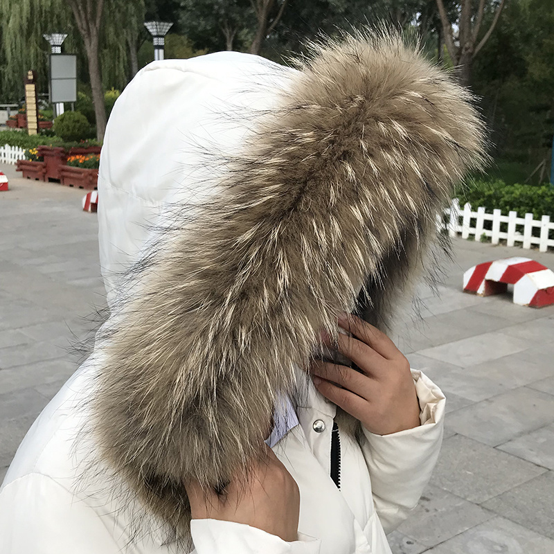 Real Fur Collar for Coat Parka - Winter Clothing For Sale ulasan dan harga