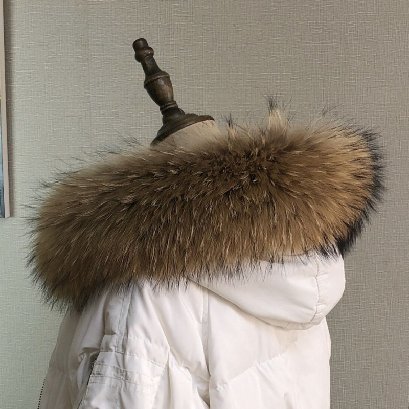 Real Fur Collar for Coat Parka - Winter Clothing For Sale ulasan dan harga