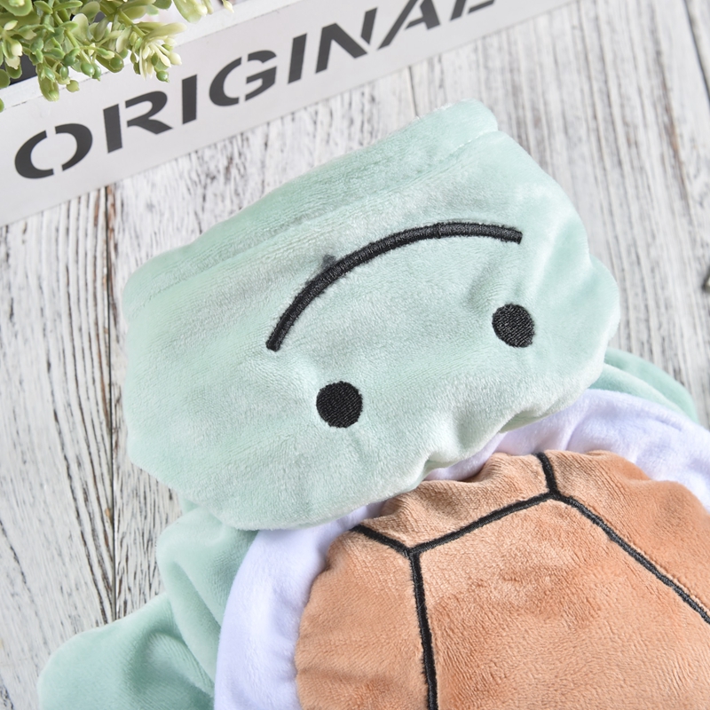Green Happy Turtle Halloween P - Fleece Hoodie Lined ulasan dan harga