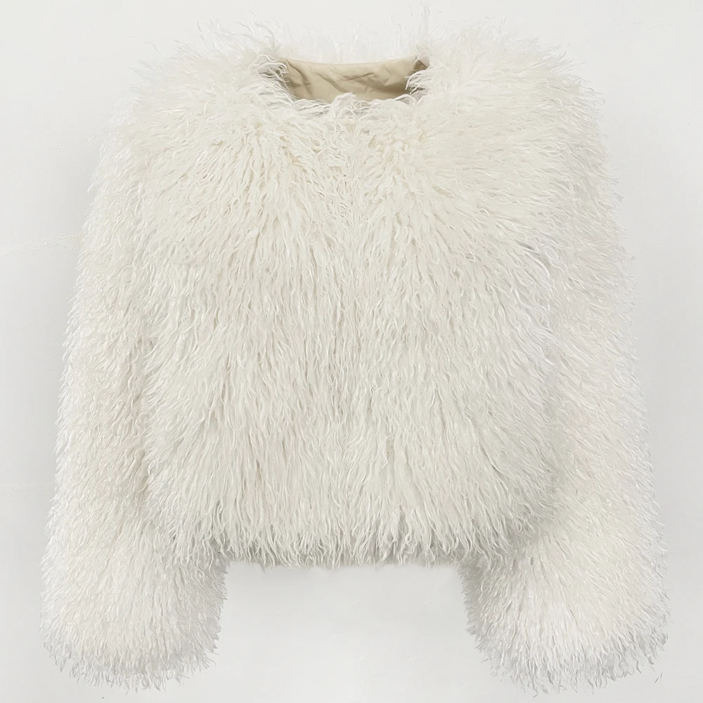 Faux Fur Coat Solid Color Wome - Winter Clothing Manufacturers ulasan dan harga