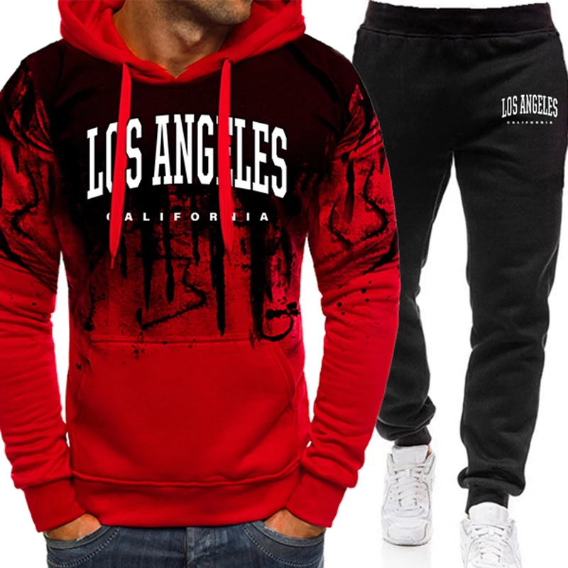 Fashion Men's Tracksuit Print  - Winter Clothing ulasan dan harga